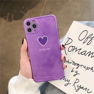 Ốp  lưng iphone  6/6plus/6s/6splus/6/7/7plus/8/8plus/x/xs/xsmax/11/11pro/11promax IMD Tim Tím