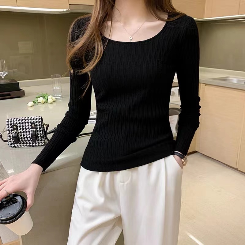 NRVP Áo Sweater Dệt Kim Dài Tay Thiết Kế Mới Thời Trang Theo Phong Cách Hàn Quốc Cho Nữ