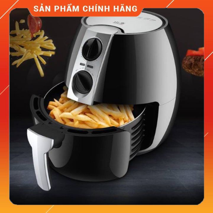 Nồi chiên không dầu, Nồi chiên khép kín Air Fryer SHANBEN SB-D18 Công suất 1400W, Dung tích lớn 4,5L