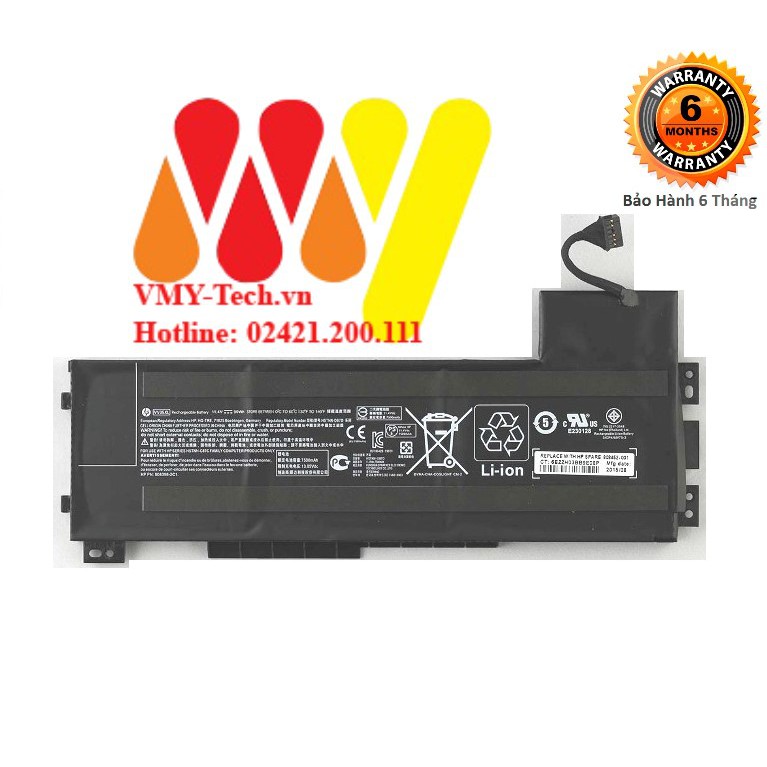 Pin Laptop HP ZBook 15 G3 15 G4 - 17 G3 HSTNN-DB7D HSTNN-C87C VV09XL 808452-001 808398-2B2 VV09090XL-PL