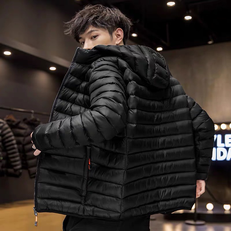 ÁO KHOÁC PHAO NAM SIÊU NHẸ CHẦN LÔNG VŨ 3 LỚP CỰC ẤM CHO MÙA ĐỒNG ĐI MƯA CẢN GIÓ- ĐẶC BIỆT NÓN CÓ THỂ THÁO RỒI ĐƯỢC