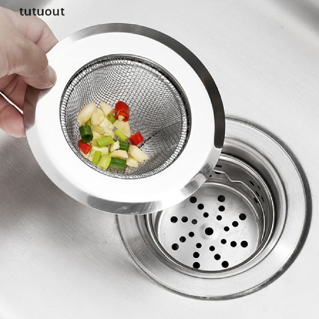 Phễu Lọc Bằng Thép Không Gỉ Chống Tắc Nghẽn Cho Nhà Bếp / Phòng Tắm