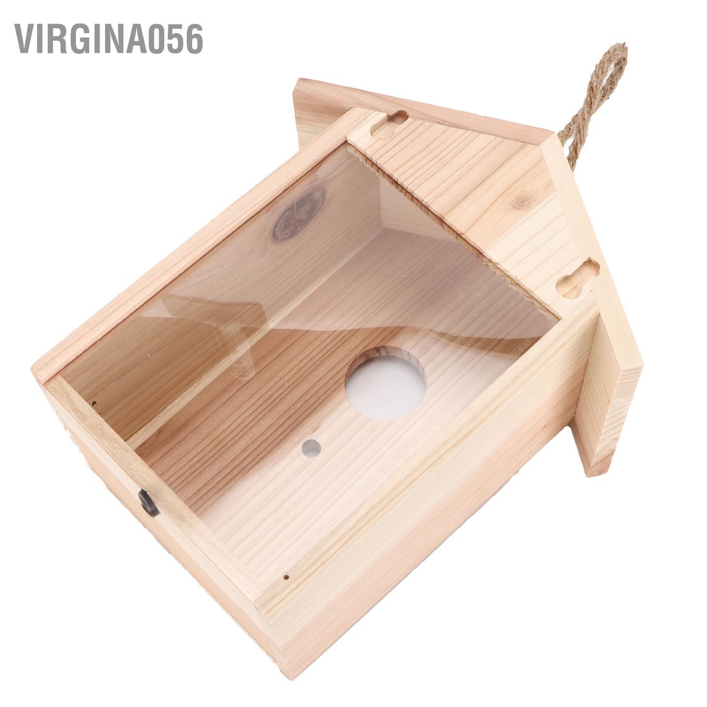 Có thể bán buôn Ổ chim nhỏ hút ngoài trời bằng gỗ di động Virgina056 Hàng giao ngay