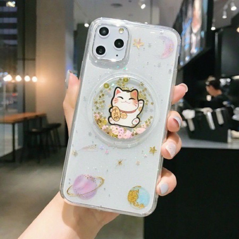 Ốp lưng mèo thần tài 2021 iPhone 12 Mini, 12, 12 Pro, 12 Pro Max, 11, 11 Pro Max, Xs Max XS, 7 Plus, 8plus máy mắn