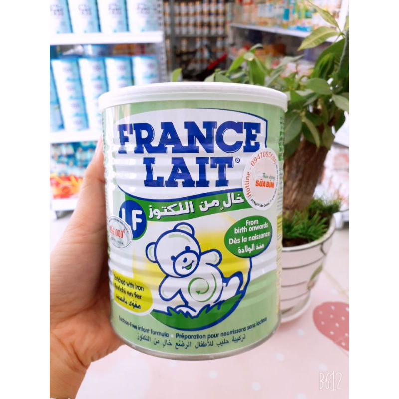 Sữa FranceLait LF 400g- Dành cho trẻ bị tiêu chảy & dị ứng đạm bò Date mới