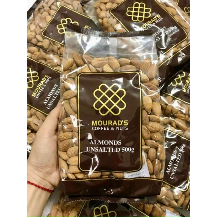 Hạnh nhân sống tách vỏ 500g Túi Mourad