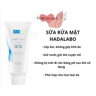 Sữa Rửa Mặt Hada Labo Dưỡng Ẩm Tối Ưu Hada Labo Advanced Nourish Hyaluron Cleanser 80g
