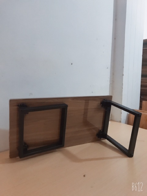 Bàn làm việc, bàn học, bàn ăn gấp gọn {GIÁ TẠI XƯỞNG} chân sắt ngồi bệt gỗ MDF (40*80 cao 32cm) | BigBuy360 - bigbuy360.vn