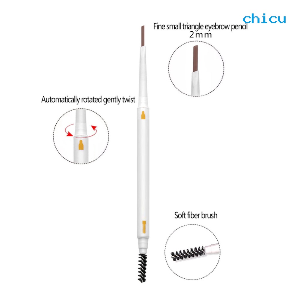 (Hàng Mới Về) Bút Chì Kẻ Lông Mày Hai Đầu Chống Thấm Nước Lâu Trôi