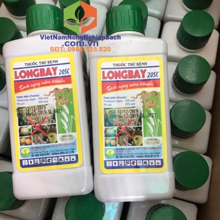 LONGBAY 20SC – THUỐC ĐẶC TRỊ BỆNH LOÉT, THỐI NHŨN, BẠC LÁ TRÊN CÂY TRỒNG 240ml