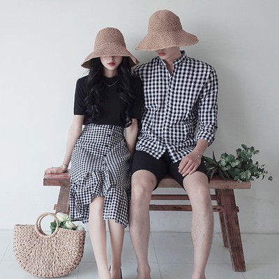 CHÂN VÁY CARO NỮ ULZZANG | BigBuy360 - bigbuy360.vn