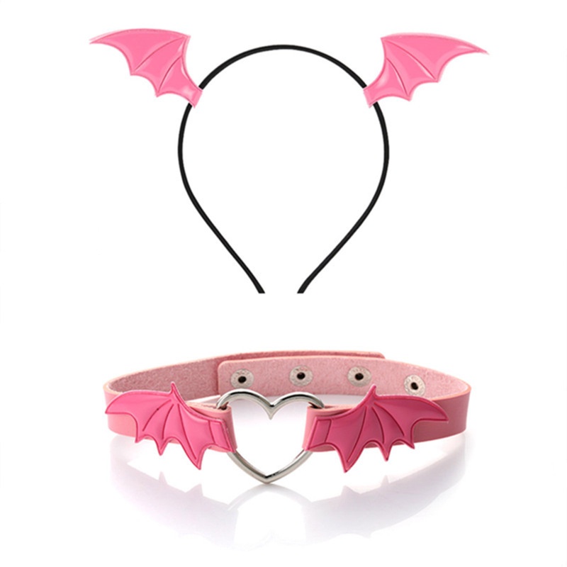Băng Đô Cài Tóc Đính Cánh Dơi Hoạt Hình Cho Bé