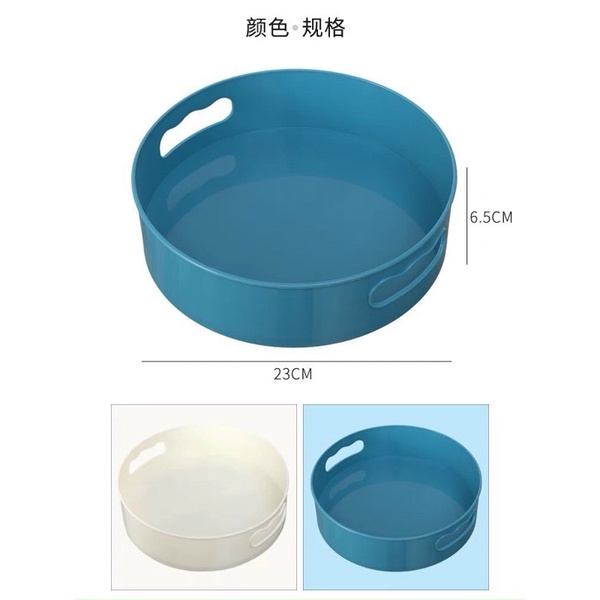 Khay đựng đồ, đựng gia vị mỹ phẩm tròn xoay 360 🌟 KHAY XOAY ĐƠN O2 🌟