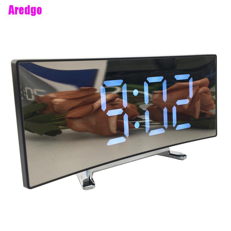 Đồng hồ báo thức kỹ thuật số màn hình LED 7 inch để bàn