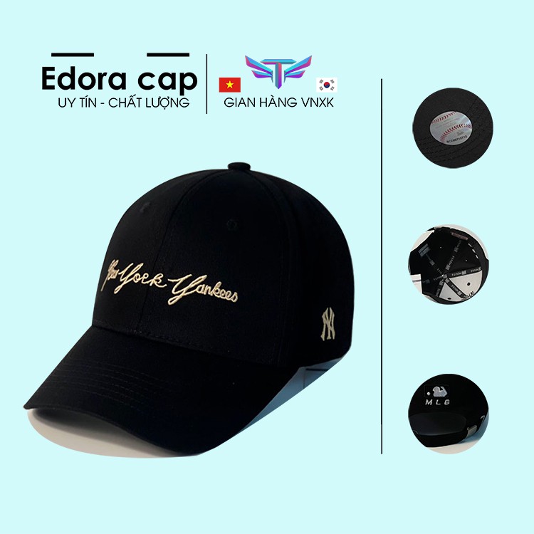 Nón kết Mũ lưỡi trai NY chữ New York Yankees full hộp, full size