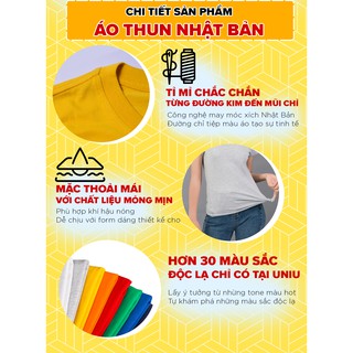 Áo thun trẻ em UNIU màu vàng