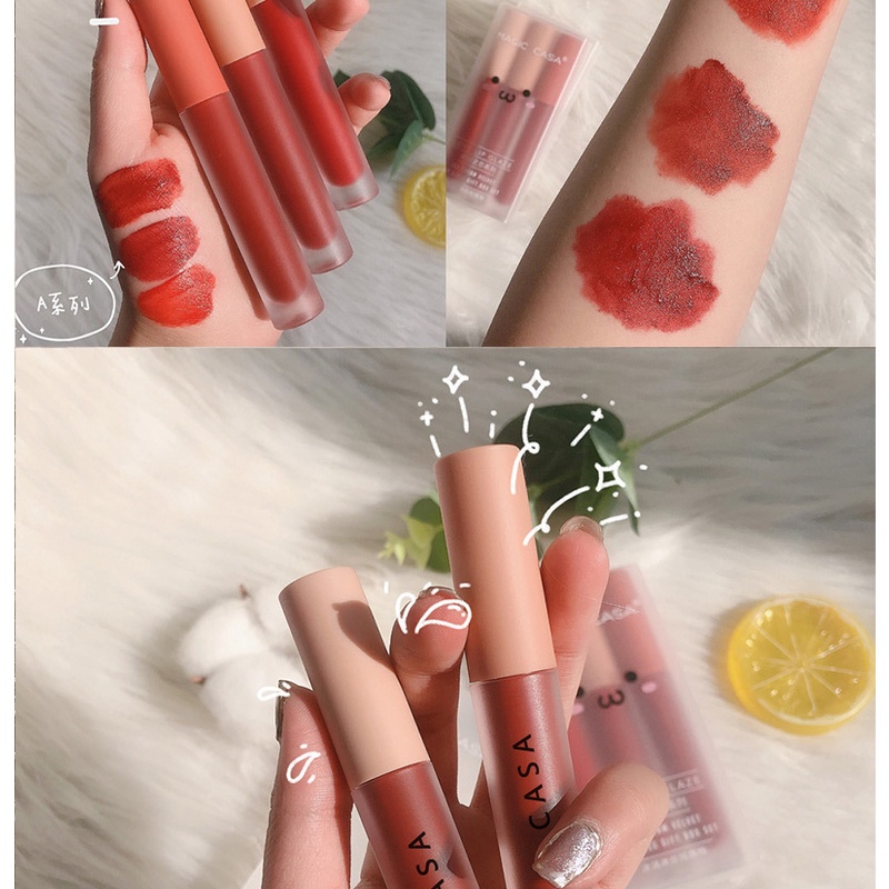 Son môi MAGIC CASA chống thấm nước và lâu trôi cao cấp