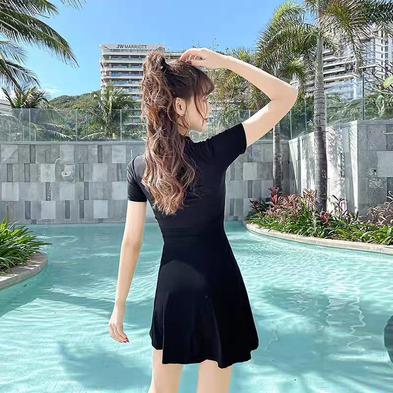 Đồ Bơi Một Mảnh Phối Khoá Kéo Cho Nữ