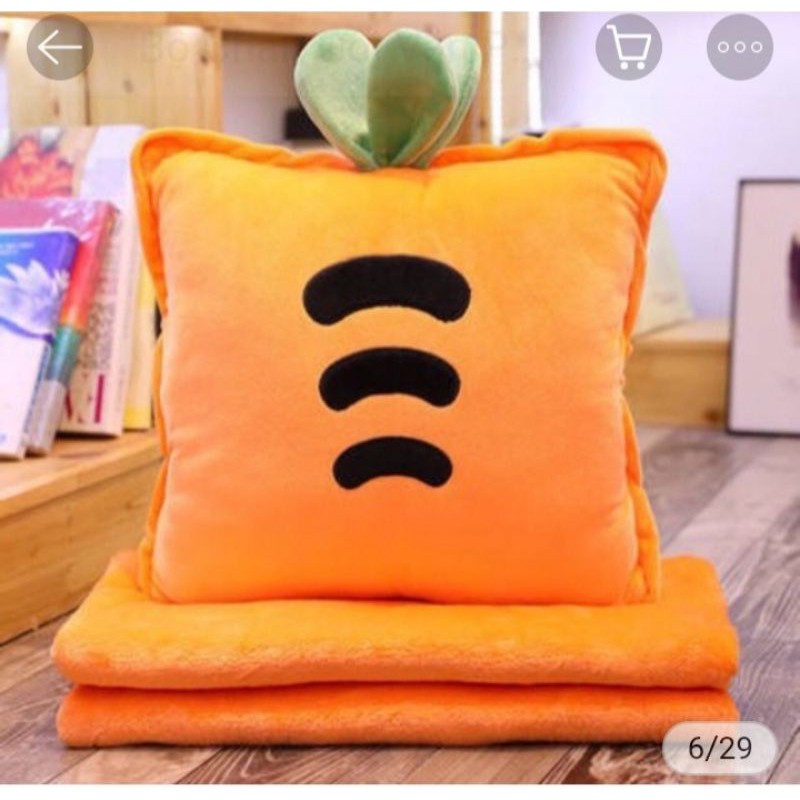 Bộ chăn gối văn phòng hình vuông