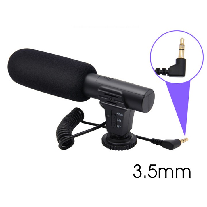 MICRO THU ÂM CHUYÊN NGHIỆP DÀNH CHO MÁY ẢNH  MIC-01