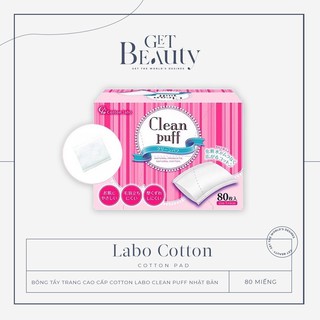 BÔNG TẨY TRANG CLEAN PUFF (80 MIẾNG/HỘP)