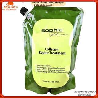 ✅(SOPHIA_KOREA)KEM HẤP PHỤC HỒI THẢO DƯỢC COLLAGEN SOPHIA 1500ml HÀNG CHÍNH HÃNG