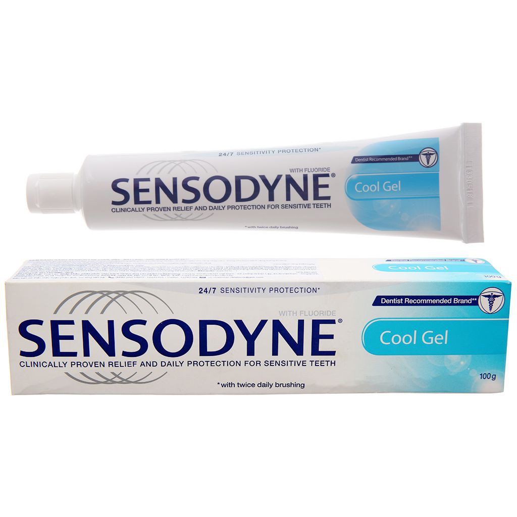 Kem đánh răng KĐR Sensodyne 100g Cool Gel/ Gentle Whitening/ Repair Protect/ Rapid Action/ Fresh Mint/ Multi Care