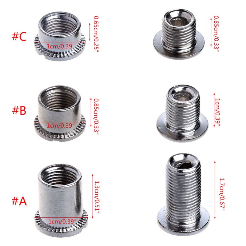 1 Bộ Ốc Vít Bằng Thép Cho Xe Đạp Leo Núi
