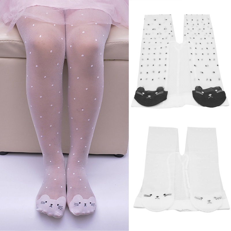 Quần tất legging siêu mỏng thiết kế xinh xắn cho bé gái | BigBuy360 - bigbuy360.vn