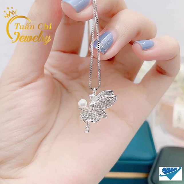 ♥️MẪU MỚI♥️ Dây Chuyền Nữ- Vòng Cổ Nữ Bạc Cao Cấp, Mặt Dây Chuyền Thiên Thần Dễ Thương