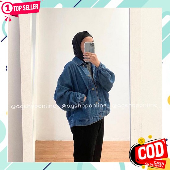 Tốt nhất! Áo khoác jean Denim Lr095 Evodrais phong cách Vintage cho nữ