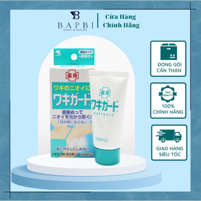 Lăn Khử Mùi Hôi Nách KOBAYASHI Dạng Gel - Nhật Bản