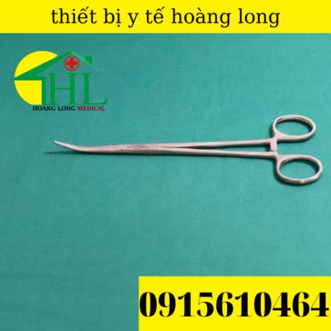 Panh Y Tế, Panh Gắp Phẫu Thuật, Pen Kẹp Y Tế, Panh Cong Không Mấu 18cm - Hàng Pakistan
