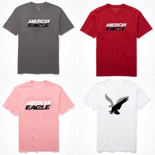 [Kèm Video Thật] - AMERICAN EAGLE áo thun  in chử nổi "American Eagle" ngắn tay dành cho nam, nữ