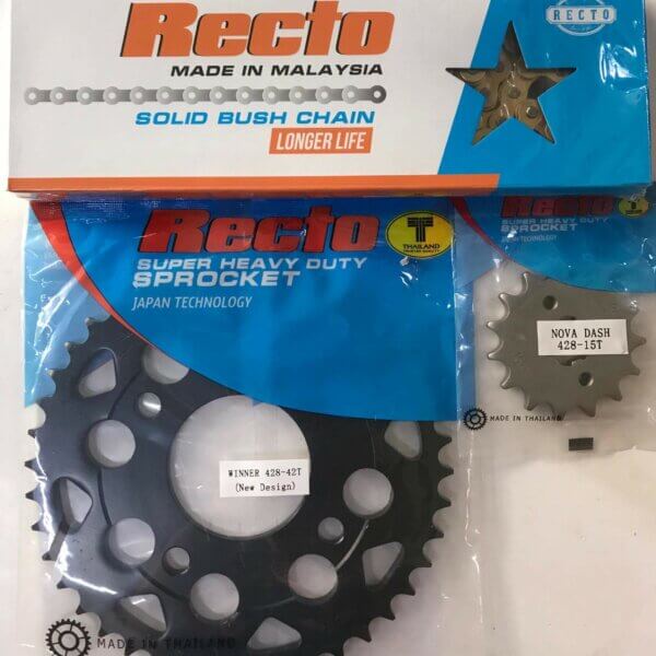 Nhông 9li Recto 13,14,15 thái lan cho Winer, Sonic, Exciter 135,150 , Satria, Raider  ... chính hãng