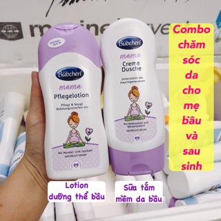 (Mẫu mới) SỮA TẮM & LOTION BUBCHEN MAMA CHO MẸ BẦU