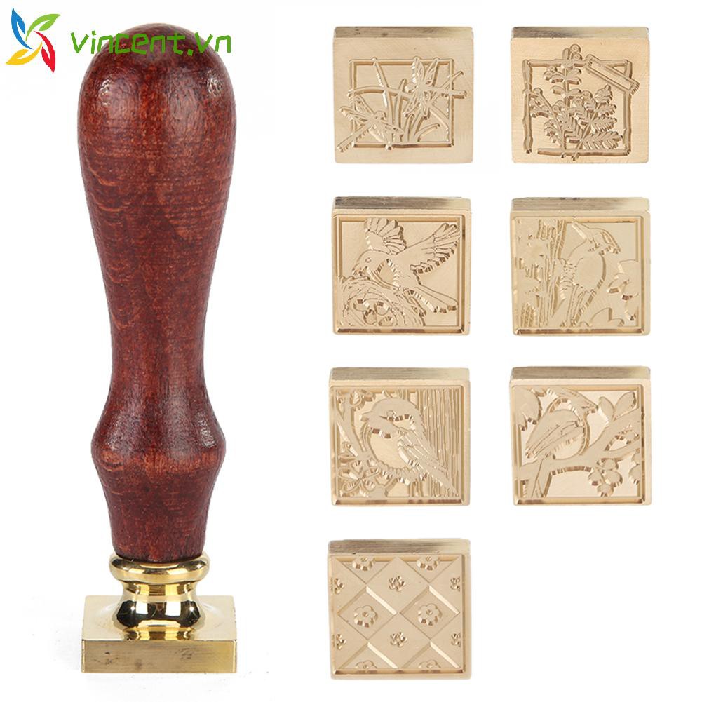 Con Dấu In Hình Động Vật V01 Phong Cách Retro