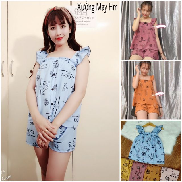 Đồ bộ mặc nhà Bộ cánh tiên kate lụa