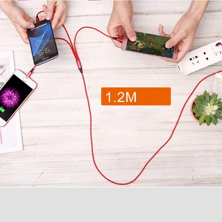 cáp sạc sạc 3 đầu micro usb/type c/