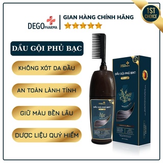 [DEAL 100k] Dầu gội phủ bạc, nhuộm đen tóc tự nhiên Dego Pharma - dầu gội thảo dược từ thiên nhiên, giữ màu bền vững