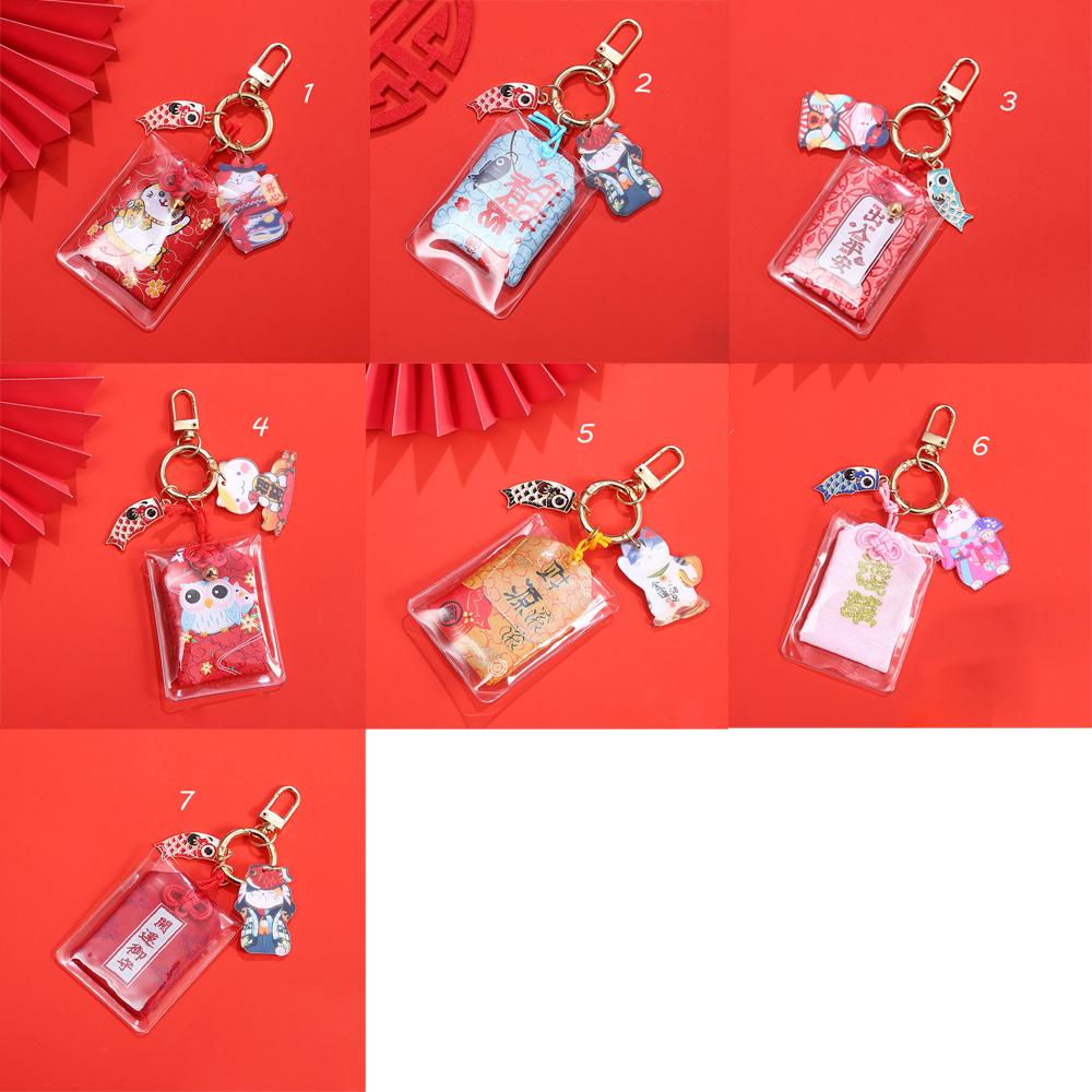 Móc Chìa Khóa Trang Trí Hình Nhân Vật Hoạt Hình Maneki Neko REBUY1