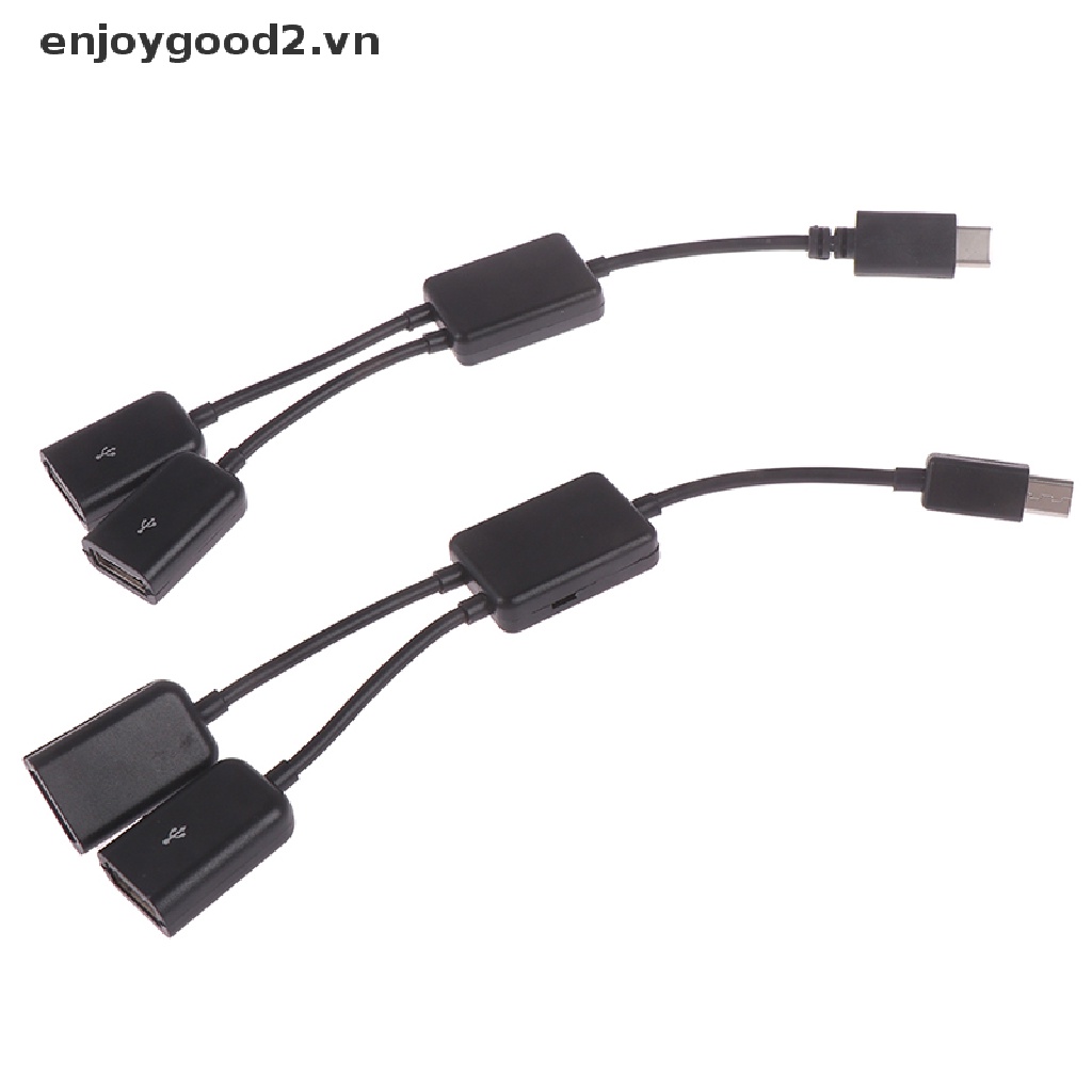 ## Bộ Chia Cổng Micro usb / type c Sang 2 otg