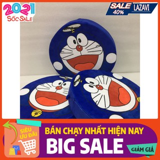 Free ship Gối trái cây hoa quả 3d loại to mẫu doremon