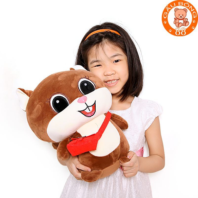 Gấu bông sóc túi nâu cao cấp size 50cm