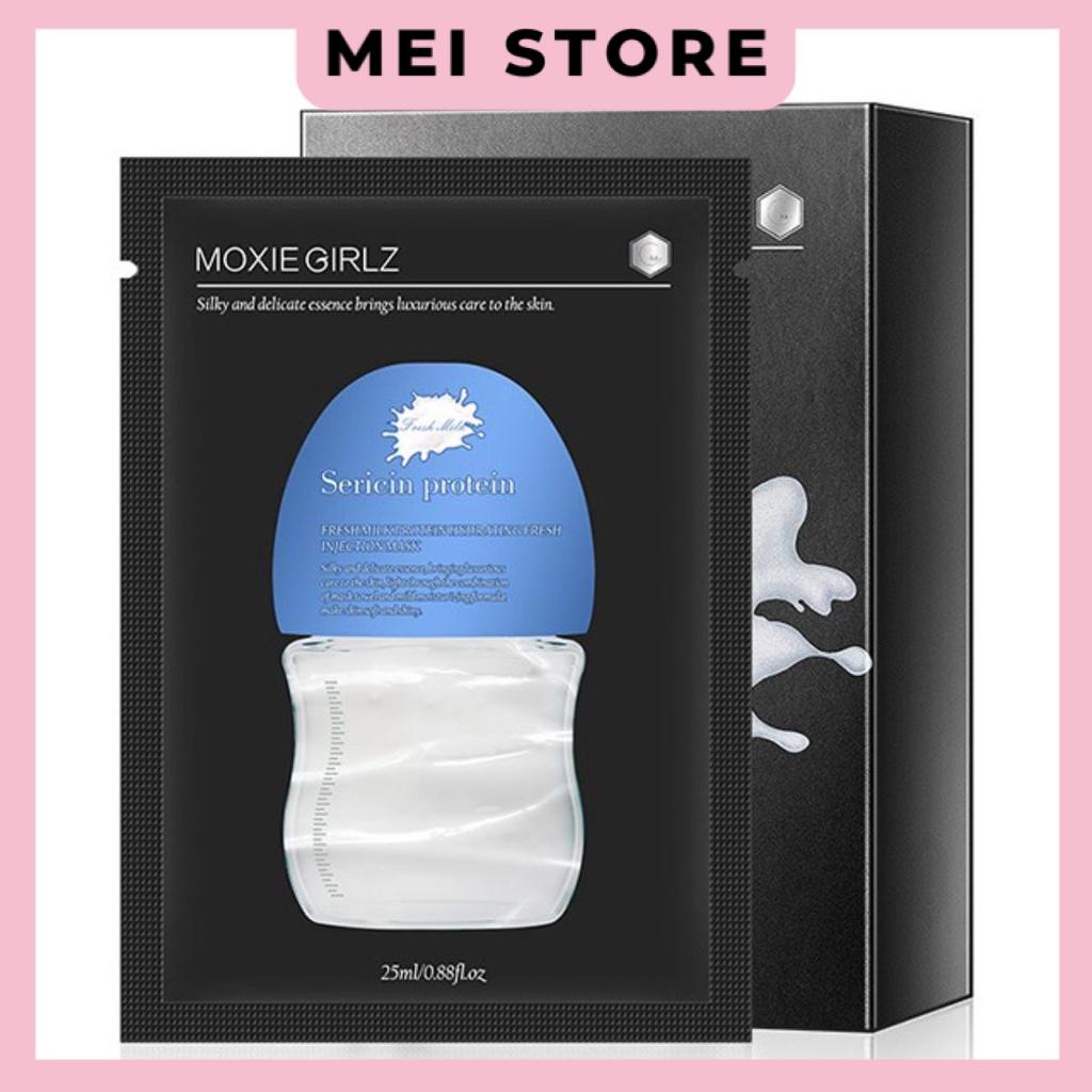 Mặt Nạ Sữa Tươi Seriein Prrotein MOXIE GIRLZ Dưỡng Trắng Cấp Nước