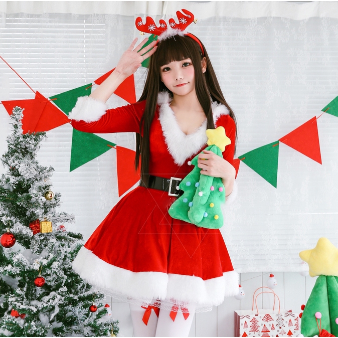 Trang Phục Hóa Trang Ông Già Noel Cho Nữ | BigBuy360 - bigbuy360.vn