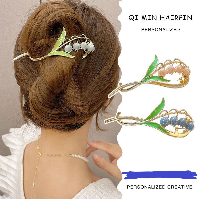 KẸP TRÂM CÀI TÓC HOA TY GON K507