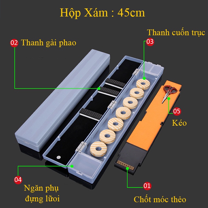 HỘP ĐỰNG PHAO CÂU ĐÀI , THẺO CÂU ĐÀI, HỘP ĐỰNG PHỤ KIỆN CÂU ĐÀI - AA25