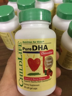 Viên uống bổ sung Pure DHA- Childlife DHA - 90 viên