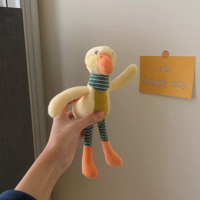 Móc Chìa Khóa Hình Vịt Nhồi Bông Mềm Mại Dễ Thương